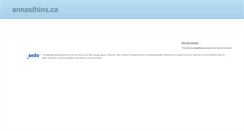 Desktop Screenshot of annasthins.ca