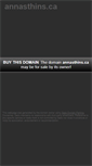Mobile Screenshot of annasthins.ca