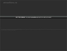 Tablet Screenshot of annasthins.ca
